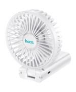 Ручной вентилятор Hoco F15 2000mAh для дома, офиса или создания привлекательных селфи, White