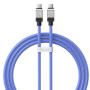 Кабель Baseus CAKW000203 CoolPlay Series Fast Charging Cable Type-C to Type-C 100W 1m, Blue