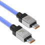 Кабель Baseus CAKW000203 CoolPlay Series Fast Charging Cable Type-C to Type-C 100W 1m, Blue