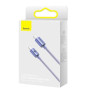 Кабель USB Baseus Crystal Shine Type-C to Type-C 100W, Purple