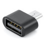 Перехідник OTG "Metall Shot" MicroUSB - USB 2.0, Black