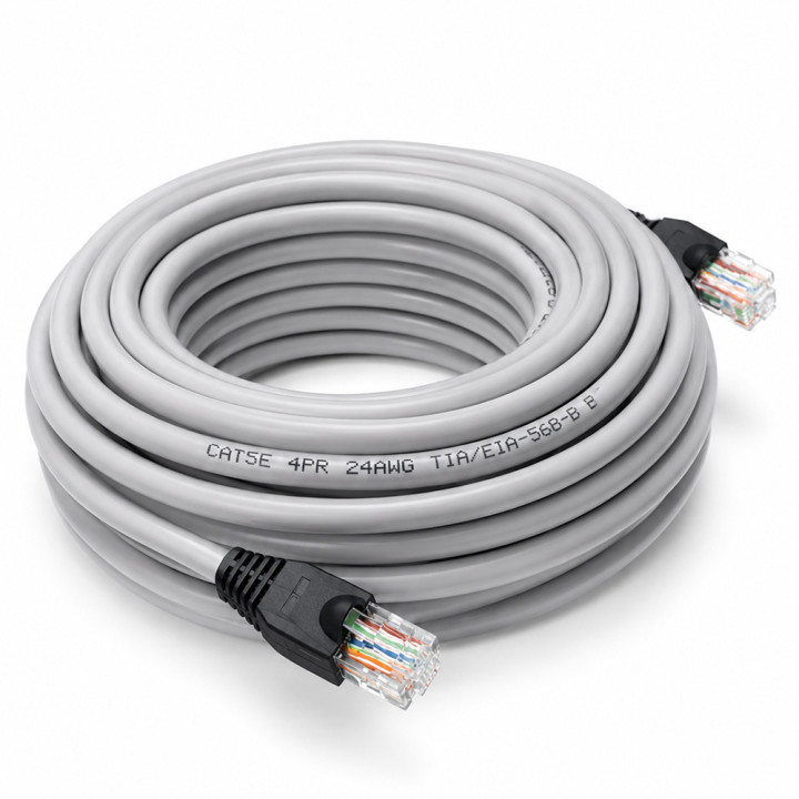 Сетевой кабель LAN RJ45 568B 20m, White