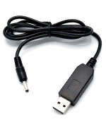 Кабель USB - DC-3.5*1.35мм 9V 1 м, Black