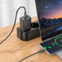 Сетевое зарядное устройство HOCO N61 PD20W + QC3.0 (1 USB / 1 Type-C) + кабель Type-C – Type-C, White