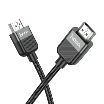 Кабель HOCO US09 HDMI 2.0 Male-to-Male 4K HD data cable 3m, Black