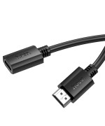 Кабель HOCO US13 HDMI Male-to-Female 4K HD data cable 2m, Black