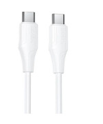 USB - Кабель HOCO X124 Type-C to Type-C (1 м), White