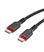 Кабель HOCO X59 Type-C to Type-C 3m 60W, Black