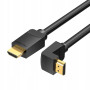 Кабель Vention AAQBG HDMI to HDMI 270 Degree V2.0 1.5m, Black