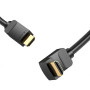 Кабель Vention AARBG HDMI Right Angle Cable 90 Degree v2.0, 1.5m, Black