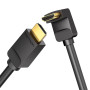 Кабель Vention AARBG HDMI Right Angle Cable 90 Degree v2.0, 1.5m, Black