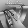 Кабель Vention BCNBI 3.5mm Male to 2-Male RCA Adapter Cable 3m, Grey