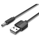 Кабель Vention CEXBF USB to 3.5mm Barrel jack 5v DC Power Cable 1m, Black