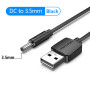 Кабель Vention CEXBF USB to 3.5mm Barrel jack 5v DC Power Cable 1m, Black