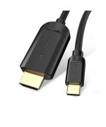 Кабель - адаптер Vention Type-C - HDMI 2m CGUBH, Black
