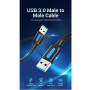 Кабель подовжувач Vention CONBF USB 3.0 Type-A Male to Type-A Male Cable 1m, Black