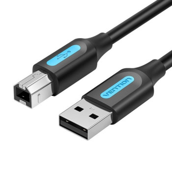 Кабель Vention COQBG для принтера USB 2.0 Type-A Male to Type-B Male 1.5m, Black