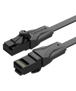 Кабель Vention IBABE Flat Cat.6 UTP Patch Cable 0.75m, Black