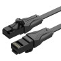 Кабель Vention IBABJ Flat Cat.6 UTP Patch Cable 5m, Black