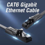 Кабель Vention IBABN Flat Cat.6 UTP Patch Cable 15m, Black