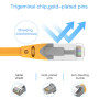 Кабель Vention IBHYH Cat.6A SFTP Ethernet Patch Cable 2m, Yellow