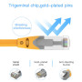 Кабель Vention IBHYJ Cat.6A SFTP Ethernet Patch Cable 5m, Yellow