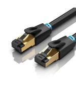Кабель Vention Cat.8 SFTP Patch Cable 0.5m IKABD, Black