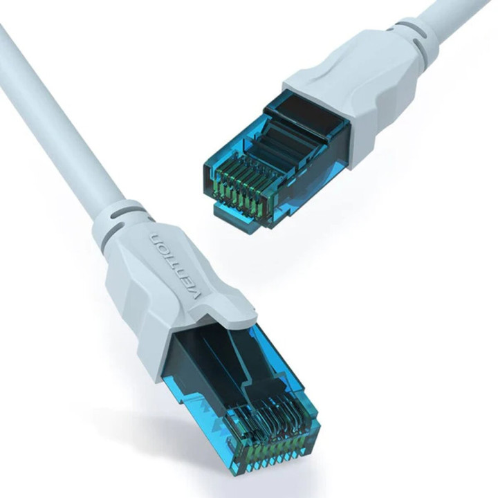 Кабель Vention VAP-A10-S075 Ethernet Cat.5E UTP Patch Cable 0.75m, White