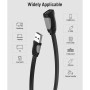 Кабель подовжувач Vention VAS-A13-B300 Flat USB3.0 Extension Cable 3m, Black