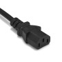 Кабель питания Vention ZCGBAC 3-Prong Power Cord C13 Connector to EU Plug, Black