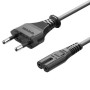 Кабель живлення Vention  ZCLBAC 2-Prong Power Cord C7 Connector to EU Plug, Black