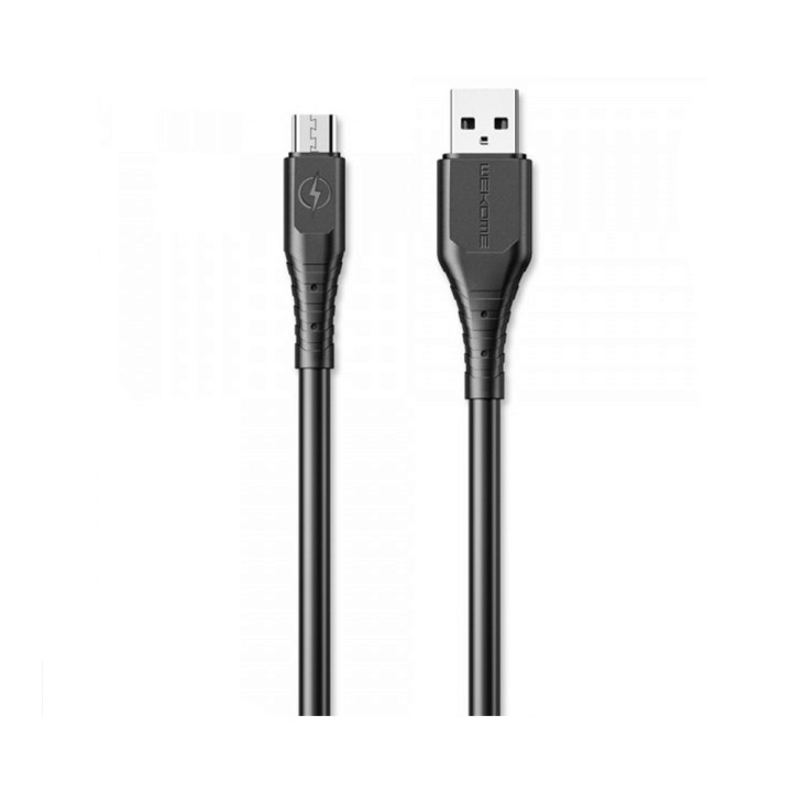 Дата кабель Wekome WDC-152 USB to MicroUSB 6A 2m, Black