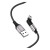 Data кабель з індикатором зарядки XO NB176 USB to MicroUSB 2.4A 1.2m, Black