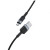 Data кабель з функцією швидкої зарядки XO NB198 USB to MicroUSB 2.4A 1m, Black