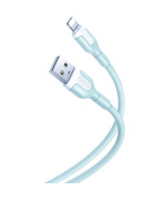 Data - кабель XO NB212 USB - Lightning 2.1A 1m, Blue