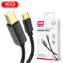 Кабель для принтера XO GB010B Type-C to USB-B, Black