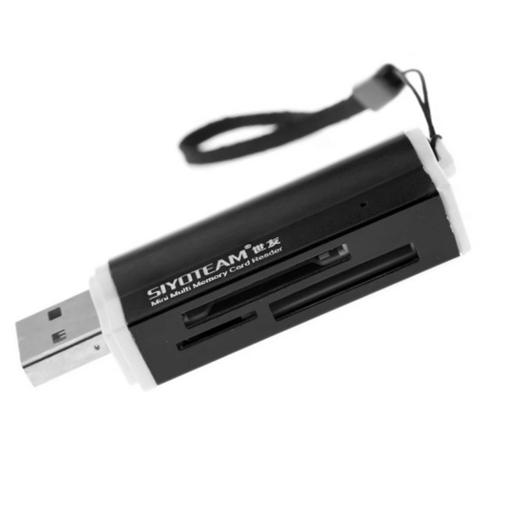 Кардридер (Card Reader) OTG Siyoteam SY-662 SD / SDHC / MMC / microSD / microSDHC / M2 для USB