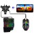 Игровой комплект 3-in-1 G101 (клавиатура+мышка M3+ переходник) с подсветкой для Android, Black