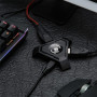 Ігровий комплект 3-in-1 K103 (клавіатура + мишка M3 + перехідник) з підсвіткою для Android, Black