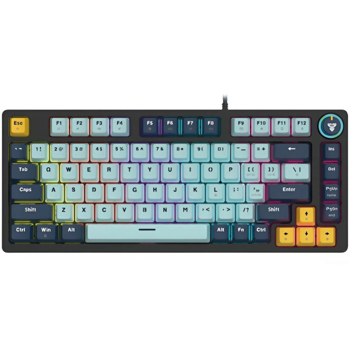 Ігрова Клавіатура Fantech ATOM81 MK875V2 MIZU Blue Switch, SkyBlue