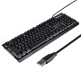 Провідна ігрова USB клавіатура Fantech K612 Soldier з підсвіткою, Black