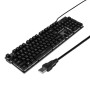 Провідна ігрова клавіатура і мишка Fantech Major KX-302s з підсвіткою 8000 DPI, Black