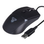 Проводная игровая клавиатура и мышка Fantech Major KX-302s с подсветкой 8000 DPI, Black