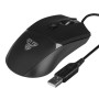 Провідна ігрова клавіатура і мишка Fantech Major KX-302s з підсвіткою 8000 DPI, Black