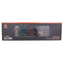 Провідна ігрова клавіатура і мишка Fantech Major KX-302s з підсвіткою 8000 DPI, Black