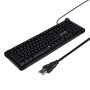 Проводная игровая USB клавиатура Fantech MK852 Blue Switch с подсветкой, Black