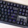 Провідна ігрова USB клавіатура Fantech MK852 Blue Switch з підсвіткою, Black