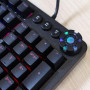 Провідна ігрова USB клавіатура Fantech MK852 Blue Switch з підсвіткою, Black