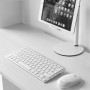 Беспроводная Bluetooth клавиатура + мышь Hoco DI05, White