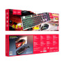 Провідна ігрова клавіатура і мишка Hoco GM11 з підсвіткою, Black
